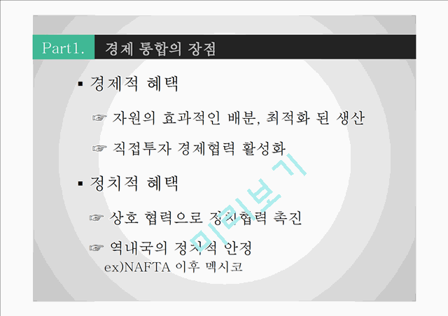 경제통합의 개념과 주요 경제통합체,경제통합과 기업 및 한국이 직면한 과제   (7 )